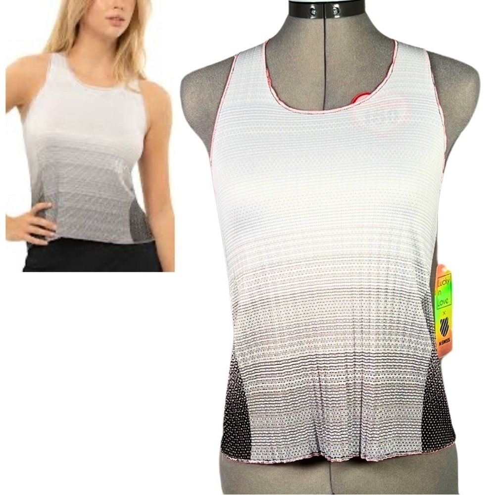 Lucky in Love x KSwiss [Size X-Small - NWT] ‘Pleat Me Right’ Tennis Tank
